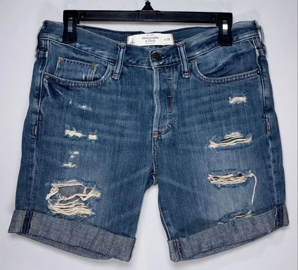 Abercrombie & Fitch y2k vintage denim shorts size 2